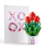 Lovepop Pop-Up Bouquets|Anniversary|XOXO Card with Mini Bouquet