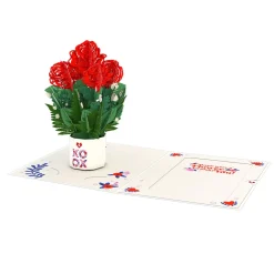 Lovepop Pop-Up Bouquets|Anniversary|XOXO Card with Mini Bouquet