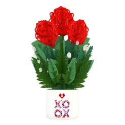 Lovepop Pop-Up Bouquets|Anniversary|XOXO Card with Mini Bouquet