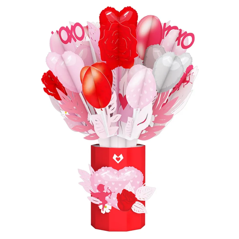 Lovepop Pop-Up Bouquets|Valentine'S Day 2/14|XOXO Love Balloon Valentine's Day Bouquet