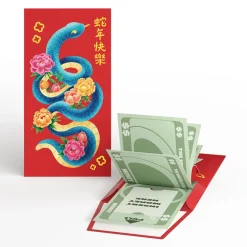 Lovepop Lunar New Year 1/29|Year of the Snake Lunar New Year Money Holder