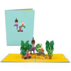 Lovepop Greeting Cards|Just Because|Yoga Poses Pop-Up Card