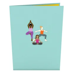 Lovepop Greeting Cards|Just Because|Yoga Poses Pop-Up Card