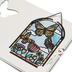 Lovepop Suncatcher Cards|Decor|You Are So Loved Butterflies Suncatcher Card
