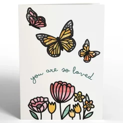 Lovepop Suncatcher Cards|Decor|You Are So Loved Butterflies Suncatcher Card