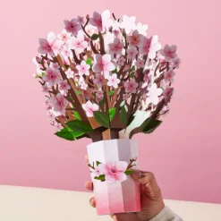 Lovepop Pop-Up Bouquets|Card & Gift Bundles|You Brighten My World Birds Suncatcher Card & Pop-Up Bouquet Bundle