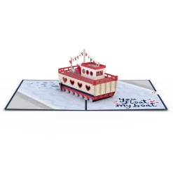 Lovepop Greeting Cards|Anniversary|You Float My Boat Pop-Up Card