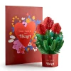 Lovepop Pop-Up Bouquets|Anniversary|You Have My Heart Card with Mini Bouquet