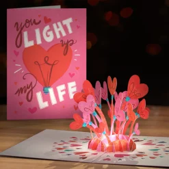 Lovepop Valentine'S Day 2/14|You Light Up My Life Light-Up Pop-Up Card