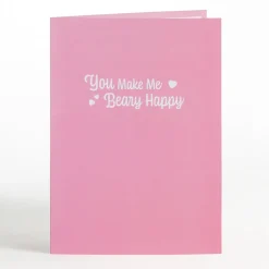 Lovepop Plushpop|Anniversary|You Make Me Beary Happy' Plushpop Card