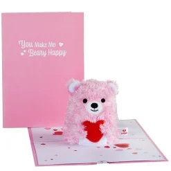Lovepop Plushpop|Anniversary|You Make Me Beary Happy' Plushpop Card