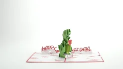Lovepop Greeting Cards|Valentine'S Day 2/14|You Make My Heart 'Saur' Pop-Up Card