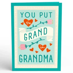 Lovepop Mother'S Day 5/11|You Put the Grand in Grandma Mother’s Day Pop-Up Card