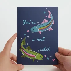 Lovepop Greeting Cards|Valentine'S Day 2/14|You’re a Reel Catch Fish Pop-Up Card