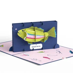 Lovepop Greeting Cards|Valentine'S Day 2/14|You’re a Reel Catch Fish Pop-Up Card