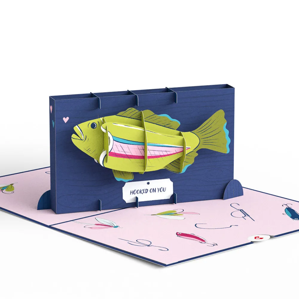 Lovepop Greeting Cards|Valentine'S Day 2/14|You’re a Reel Catch Fish Pop-Up Card