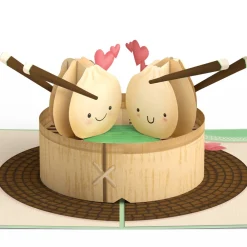 Lovepop Greeting Cards|Valentine'S Day 2/14|You're All That and Dim Sum Pop-Up Card