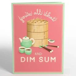 Lovepop Greeting Cards|Valentine'S Day 2/14|You're All That and Dim Sum Pop-Up Card