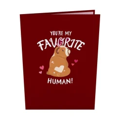 Lovepop Greeting Cards|Anniversary|You’re My Favorite Human Pop-Up Card