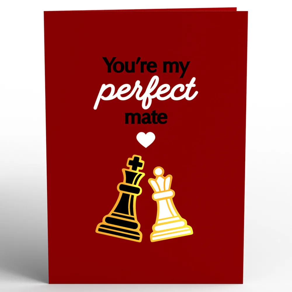 Lovepop Valentine'S Day 2/14|Her|You're My Perfect Mate Cute Valentine's Day Pop-Up Card