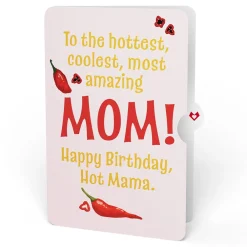 Lovepop Birthday|Her|You’re So Hot - Hot Sauce Birthday Pop-Up Card and Sentiment Set for Mom