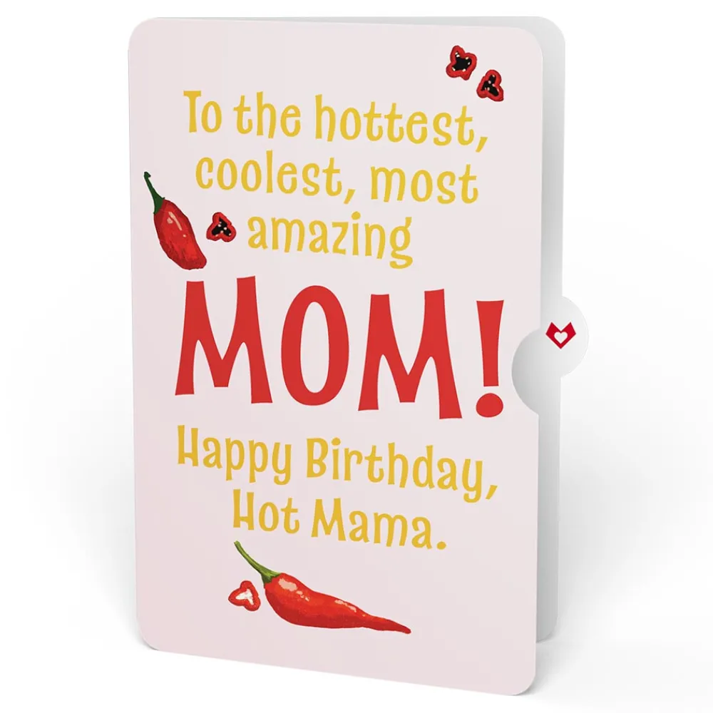 Lovepop Birthday|Her|You’re So Hot - Hot Sauce Birthday Pop-Up Card and Sentiment Set for Mom