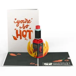 Lovepop Greeting Cards|Anniversary|You’re So Hot - Hot Sauce Pop-Up Card