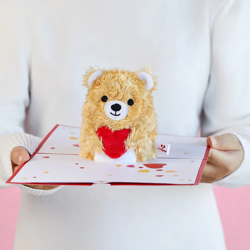 Lovepop Plushpop|Anniversary|You're The Beary Best' Plushpop Card