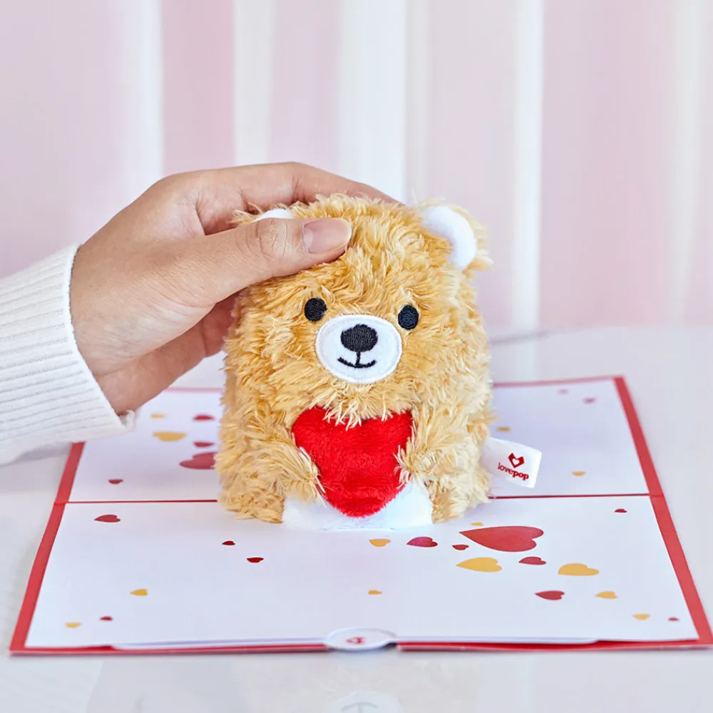 Lovepop Plushpop|Anniversary|You're The Beary Best' Plushpop Card